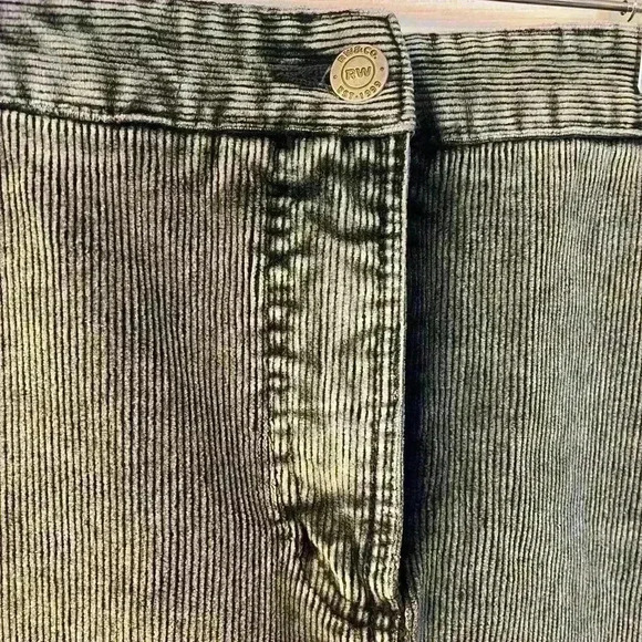 RW&Co corduroy stretch slit front  skirt size 12 - Picture 2 of 7